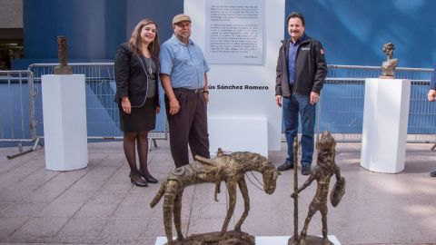 Expone escultor autodidacta Jesús Sánchez, "Don Chuy" en Tijuana