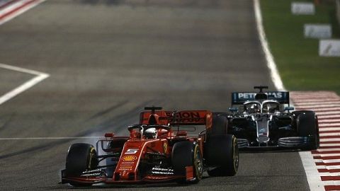 Vettel niega que su trompo en Bahrein fuera porque sienta más presión