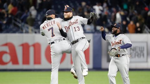 Primer imparable de Peterson da triunfo a los Tigers ante Yankees