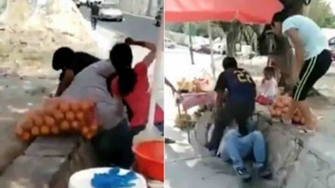 VIDEO: Familia de hondureños golpea a comerciantes mexicanos en Chiapas