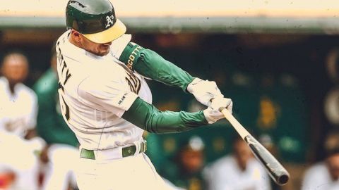 Laureano con otro tiro clave en triunfo de Oakland ante Boston