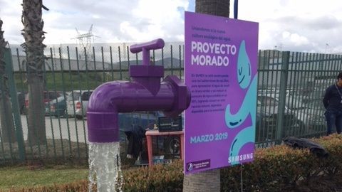 Samsung utilizará agua tratada en el 30 por ciento de sus procesos