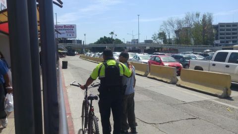 Policía Municipal realiza operativo en Garita Internacional