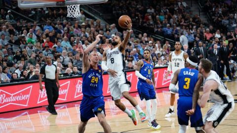 Spurs obligan a 7mo juego, con paliza sobre Nuggets