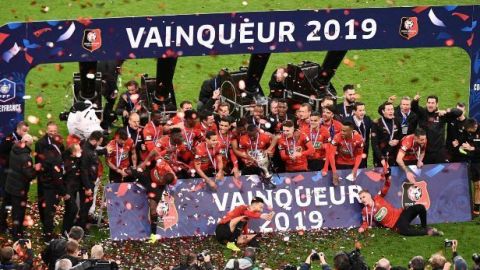 Stade Rennes frena al PSG y gana la Copa de Francia 2019