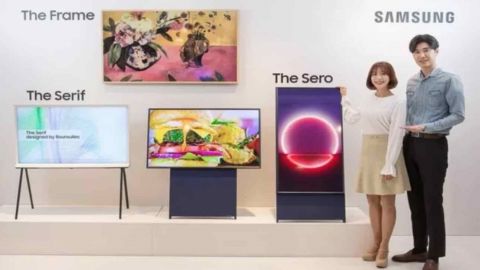 Samsung presenta una televisión vertical para "millennials"
