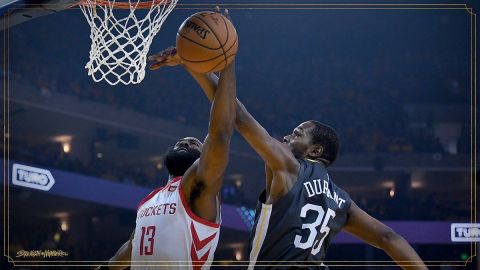 Durant vuelve a liderar a Warriors, aventajan a Rockets 2-0