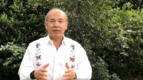 Felipe Calderón llama a unirse a "México Libre"