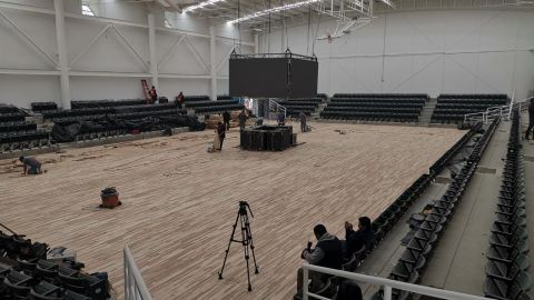 Casi listo Gimnasio de Baloncesto de Zonkeys