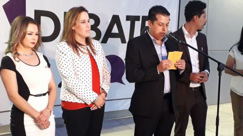 Comienza el debate de candidatos en Mexicali