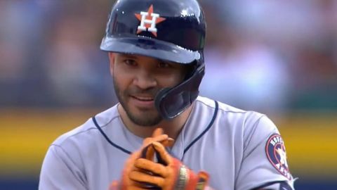 Altuve progresa tras lesión en la corva izquierda