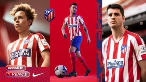 Atlético presentó nuevo uniforme para la próxima campaña