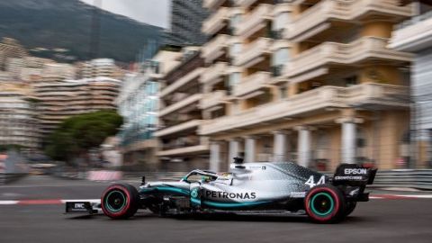 Hamilton, el más rápido en prácticas del GP de Mónaco