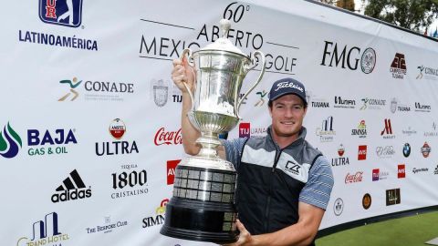 Drew Nesbit campeón del 60 Abierto Mexicano de Golf en Tijuana