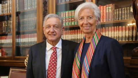 Lagarde felicita a López Obrador por sus "prudentes" políticas fiscales