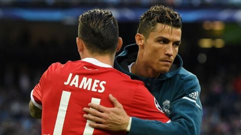 Cristiano quiere llevar a James a la Juventus, según prensa alemana