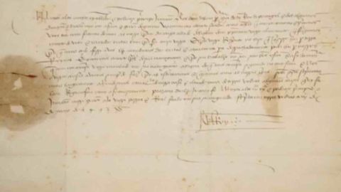 Hallan carta que informó del regreso de Colón tras descubrir América