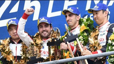 Fernando Alonso gana por segunda vez las 24 Horas de Le Mans