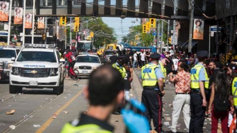 Reportan tiroteo y estampida en celebración de los Raptors