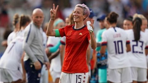 Trump pide a futbolista Megan Rapinoe no ''faltar el respeto'' a su país