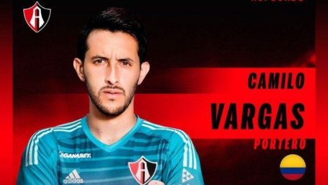 Atlas anuncia fichaje del portero Camilo Vargas