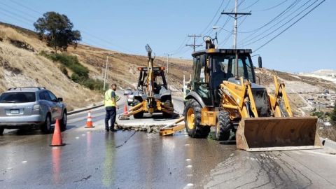 Cerrarán carril de rampa ascendente a Otay por reparación