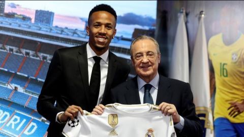 Real Madrid presenta a Eder Militao, ''que juega por amor a lo que hace''