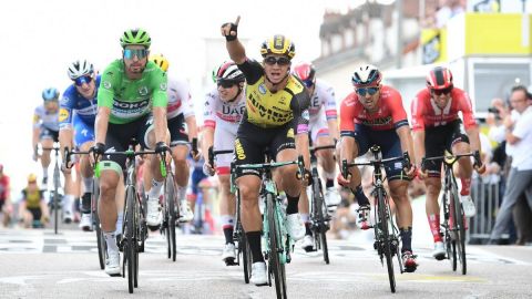 Holandés Groenewegen gana 7ma etapa del Tour; Ciccone líder