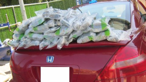 Patrulla Fronteriza decomisa 18 kilos de Metanfetaminas