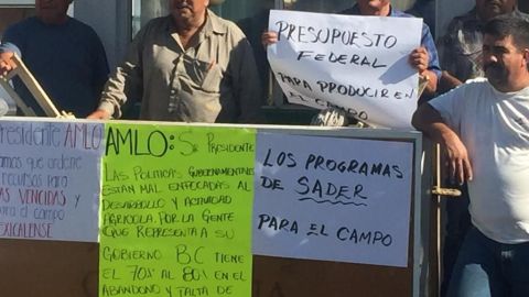 Productores agropecuarios del Valle de Mexicali toman instalaciones de SADER