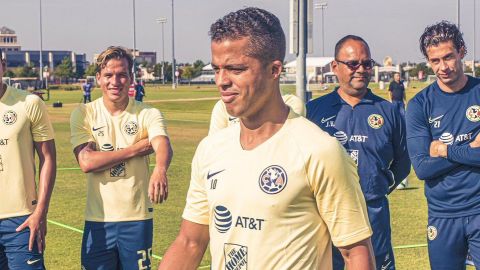 Gio dos Santos tuvo su primer entrenamiento con América en Coapa