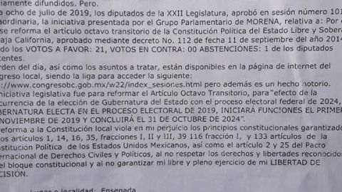 Presentan ciudadanos inconformidad por posible ampliación de gubernatura