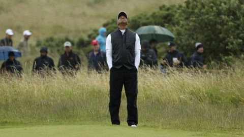 Tiger Woods se despide temprano del Abierto Británico