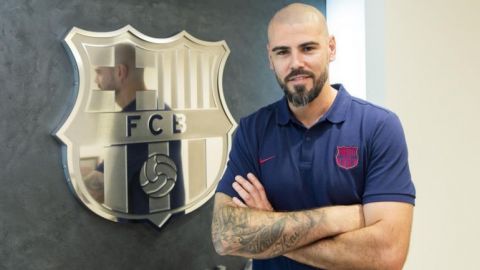 Víctor Valdés vuelve al Barcelona como técnico de fuerzas básicas