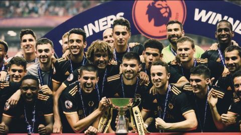 Los Wolves de Raúl Jiménez ganan la Premier League Asia Trophy