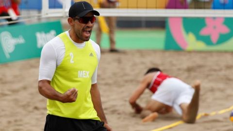 México vence a Canadá en voleibol de playa en Lima 2019