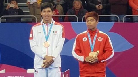 Taekwondoín Marco Arroyo da a México primera medalla en Lima 2019