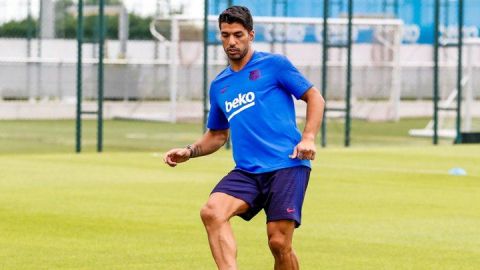 Luis Suárez se reintegra a prácticas del Barcelona