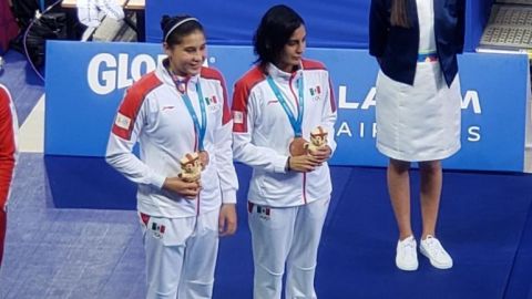 Paola Espinosa y Dolores Hernández se quedan con el bronce