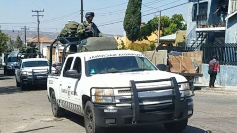 Casi vacío llega avión de la Guardia Nacional a Tijuana