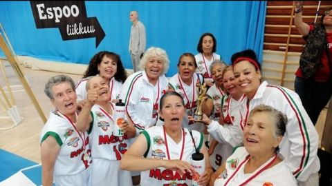 Abuelitas mexicanas ganan Mundial de Basquetbol en Finlandia