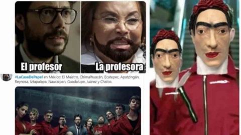 Los memes de la "Casa de papel" mexicana