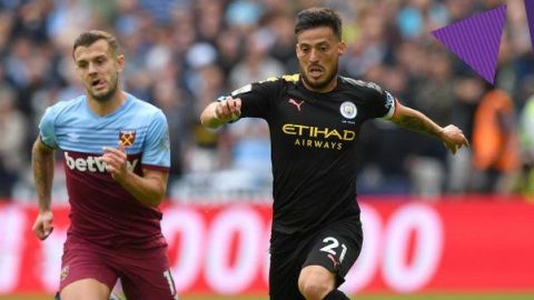 Manchester City golea al West Ham de ''Chicharito'' en arranque de la Premier