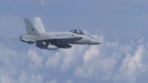 Interceptan un F18 de la OTAN que se acercó a avión ministro de Defensa ruso