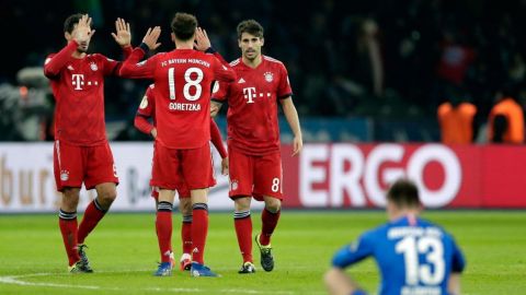 Bayern no pasa del empate 2-2 ante Hertha Berlín