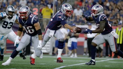 Patriots vencen a los Panthers en duelo accidentado