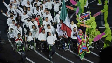 La delegación azteca parapanamericana desfila en Lima 2019