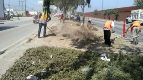 Infractores del EMI limpian calles de la ciudad