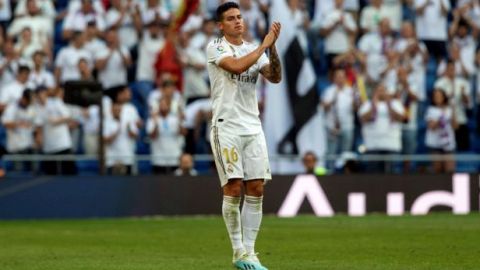 James sufre lesión en el sóleo derecho, informa Real Madrid