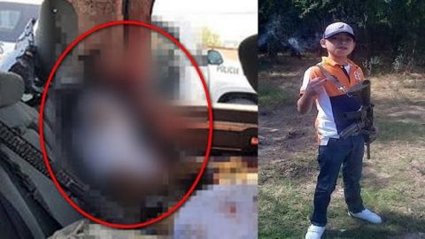 Juanito "pistola" niño sicario emboscado en Tamaulipas